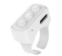 Scrolling Ring Remote - 1.18 inch Abs, Wireless Recording Controller | Phone Remote for Camera Selfie | Rechargeable 25mah Device - Hands Free Phone Ring Control for Scrolling Videos Reading