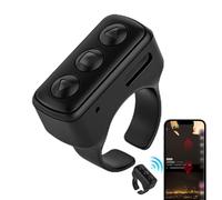 Scrolling Ring Remote - ABS Wireless Phone Ring Controller, Camera Remote Shutter | Enregistrement vidéo sans et contrôle de la musique, usure des doigts de pageturner, anneau de contrôleur de