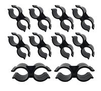 SCRTB Lot de 10 colliers de serrage à double port pour étagère