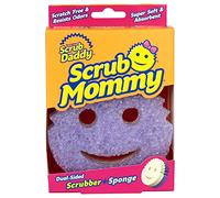 Scrub Daddy Scrub Mommy Eponge Vaisselle - Eponge Reutilisable Lavable Cuisine et Salle de Bain, Accessoire Maison, Flextexture sans Gratter, Produits et Accessoires de Nettoyage, Violet