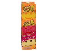 Scrub Daddy + Scrub Mommy Lot de 3 éponges de Cuisine Double Face changeant de Texture - côté éponge Super absorbante
