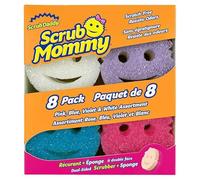Scrub Daddy Scrub Mommy Lot de 8 éponges à récurer Double Face
