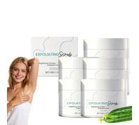 Scrub des aisselles - Crème déodorante éclairante, Scrub des aisselles pour aider à réduire l'odeur et la décoloration, Scrubs déodorants hydratants exfoliants pour les femmes et les hommes (5)