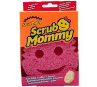 Scrub Daddy Scrub Mommy Éponge à récurer pour casseroles de cuisine avec changement de texture, éponge à vaisselle Smiley sans rayures, éponges résistantes aux odeurs, éponge à vaisselle