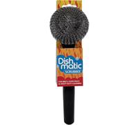 Scrubbee Brosse à vaisselle en acier inoxydable pour barbecue, grill, four ¿ Poignée ergonomique