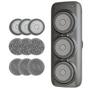 Scrubber elettrico per la schiena, esfoliante per la schiena, da parete, con 3 set di spazzole, 3 modalità di regolazione, altezza regolabile, esfoliante, pulizia profonda e massaggio della schiena.