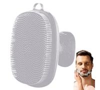 Scrubber en silicone | Brosse pour peau du visage | Outil de nettoyage du visage imperméable avec poils pour le nettoyage en profondeur des pores et l'action exfoliante | Compagnon idéal pour