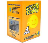 Scrubing original Sponge Daddy - Scratch Free Scurbber pour plats et odeur de maison Doux dans l'eau tiede dans une cuisine de nettoyage en profo