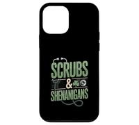 Scrubs and Shenanigans Nurse St Patrick Day Coque pour iPhone 12 Mini