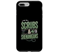 Scrubs and Shenanigans Nurse St Patrick Day Coque pour iPhone 7 Plus/8 Plus