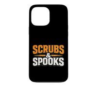 Scrubs & Spooks Humour médical pour infirmière Halloween Coque pour iPhone 13 Pro Max