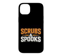 Scrubs & Spooks Humour médical pour infirmière Halloween Coque pour iPhone 14 Plus