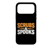 Scrubs & Spooks Humour médical pour infirmière Halloween Coque pour iPhone 17 Pro Max