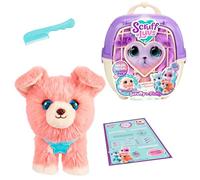 Scruffs de Compagnie ScruffaLuvs Chiot - Peluche mystère de 19 cm, Adopte, Lave et découvre Un Chiot Orange - Tout Doux - avec Caisse de Transport Deluxe, Soigne et Joue, Cadeau pour Enfant