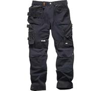 Scruffs Homme Pro Flex Plus Pantalon de Travail Not Applicable, Noir (Black 001), (Taille Fabricant: 34)