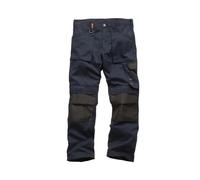 Scruffs Pantalon de Travailleur, Bleu Marine, Taille 48 Court (T54836)