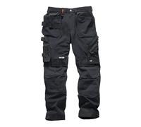 Scruffs Pantalon Pro Flex Plus avec poches-étuis, noir Taille 36 R