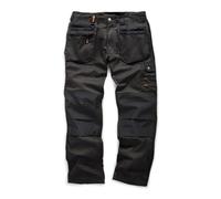 Scruffs Worker Plus Pantalon Cargo de Travail, Noir, 34R