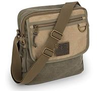 SCRUFFY DOG SDTC. Sac à bandoulière en toile pour homme et femme - 2 tons 27,9 cm