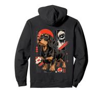 Scruffy Teckel Urban Kawaii Dog Art Sweat à Capuche