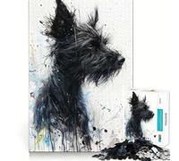 Scruffy Vigilance, Puzzle de 1000 pièces pour Adolescents, Jeu de logique Puissant, évasion apaisante, Bords Nets, Cadeau d'anniversaire (50x75cm)