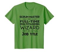 Scrum Master Cadeau pour équipe de développement Agile T-Shirt, Enfant, Herbe, 4 Ans