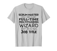 Scrum Master Cadeau pour équipe de développement Agile T-Shirt, Homme, Argent, S