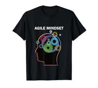 Scrum Master et Chef de Projet Product Owner | Agile Mindset T-Shirt Graphique avec Valeur, Homme, Noir, L