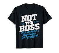 Scrum Master Pas Le Chef Humour Equipe Agile Servant Leader T-Shirt