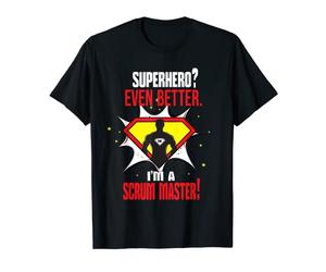 Scrum Master T-shirt de super-héros pour chefs d'équipe agiles T-Shirt