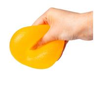 SCRUNCHEMS Squishy Sugar Drop Stress Relief Toy, Gumdrop-Shaped Gel Squeezer in Yellow, Pink, Blue and Purple, Smooth Gooey Texture, One Supplied, Styles May Vary, 3+
