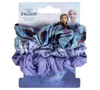 Scrunchies Disney, Minnie, Princesse, Frozen II, Lilo & Stitch, Charge des 101, Aristochats, élastiques pour cheveux en toile, queue de code, 3 pièces, multicolore (Frozen (lilas)