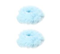 Scrunchies pour cheveux poilus, chouchous pour cheveux en fausse fourrure de lapin, élastiques pour support de queue de cheval moelleux pour femmes ou filles