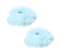Scrunchies pour cheveux poilus, chouchous pour cheveux en fausse fourrure de lapin, élastiques pour support de queue de cheval moelleux pour femmes ou filles