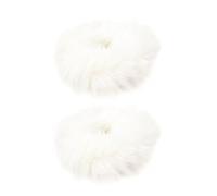 Scrunchies pour cheveux poilus, chouchous pour cheveux en fausse fourrure de lapin, élastiques pour support de queue de cheval moelleux pour femmes ou filles
