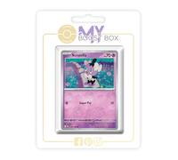 Scrutella 041/086 Reverse Version Poké Ball - Myboost X Écarlate et Violet 10.5 Flamme Blanche - Coffret de 10 Cartes Pokémon Françaises
