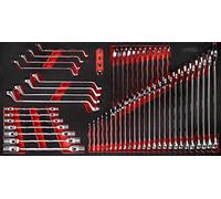 SCS Juego de llaves, 57 pzs, en sistema modular 1.1/3