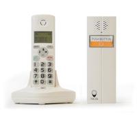 SCS SEN4139507 Portier audio sans fil 50 m avec technologie Dect Blanc