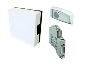 SCS Sentinel, CFI0020, Sonnette Filaire, Carillon Électromécanique 12V, Transformateur 12V intégré et Bouton Poussoir Filaire SwitchBell Inclus, MecaBell Transfo, Blanc