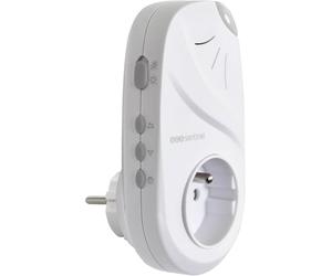 SCS Sentinel - CSF0077 - Carillon Sans Fil Enfichable - Sonnette Longue Portée 100 m - 36 Mélodies - Bouton Poussoir avec Pile et Notice - Plug2Bell 100 Light