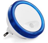 SCS Sentinel, HEC0049, Veilleuse bébé, Veilleuse Chambre Enfant, Alimentation sur prise secteur, Détection crépusculaire, Couleur Bleue, PlugLight Bleu