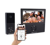 Interphone vidéo connecté filaire - VisioWifi - Vision nocturne - Noir