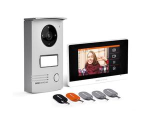 SCS Sentinel, Interphone Vidéo Connecté, VisioDoor 4.3+ RFID, Grand Angle 100°, Écran Tactile 7 Pouces, IP55, Mémoire Interne 14 Mo et Extension par Carte Micro SD