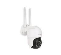 SCS Sentinel OutCam Rotative - Caméra Surveillance Extérieure Connectée 2K - Rotation 360° - Vision Nocturne - Détection de Mouvement - Interphonie Bidirectionnelle - IP65 - SVI0073