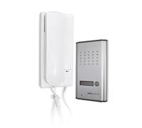 SCS Sentinel, PAF0003, Interphone Audio 2 Fils pour Immeuble Maison, 1 Combiné Interphone Filaire et 1 Platine de Rue Extérieure en Aluminium, AudioKit 3208D