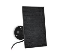 SCS SENTINEL- Panneau Solaire Heyview Air - Alimentation Autonome 5V Dc 1,6W Pour Interphone Extérieur - Câble 47 Cm, Support Mural Et Visserie Inclus