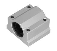 SCS25UU Bloc coulissant à roulement linéaire en alliage d'aluminium à bille de roulement à mouvement linéaire fermé pour machines, équipements, robots, haute précision,