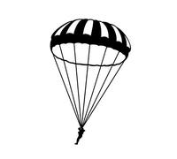 SCSHY Autocollant De Voiture Parachutisme Parachute Sports Extrêmes Autocollant De Voiture Automobiles Motos Accessoires Extérieurs Autocollants en Vinyle Réfléchissant