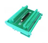 SCSI-100P-A Bornier 100 broches DIN Rail Mount Connecteur pour systèmes PLC Contrôle moteur PCB Noir 149 x 125 x 52 mm