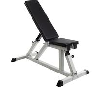 ScSPORTS® Banc de Musculation Réglable - Siège et Dossier Flexibles, Multifonctionnel, Acier, Charge Max 200 kg - Banc de Fitness, Exercice à Domicile